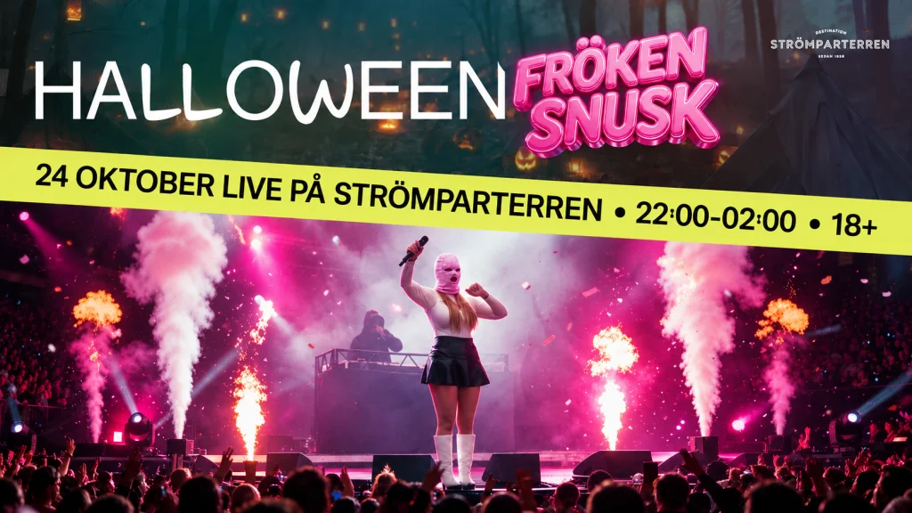 Halloweenfest med Fröken Snusk