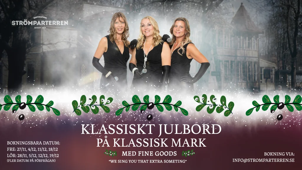 Julbord på Strömparterren