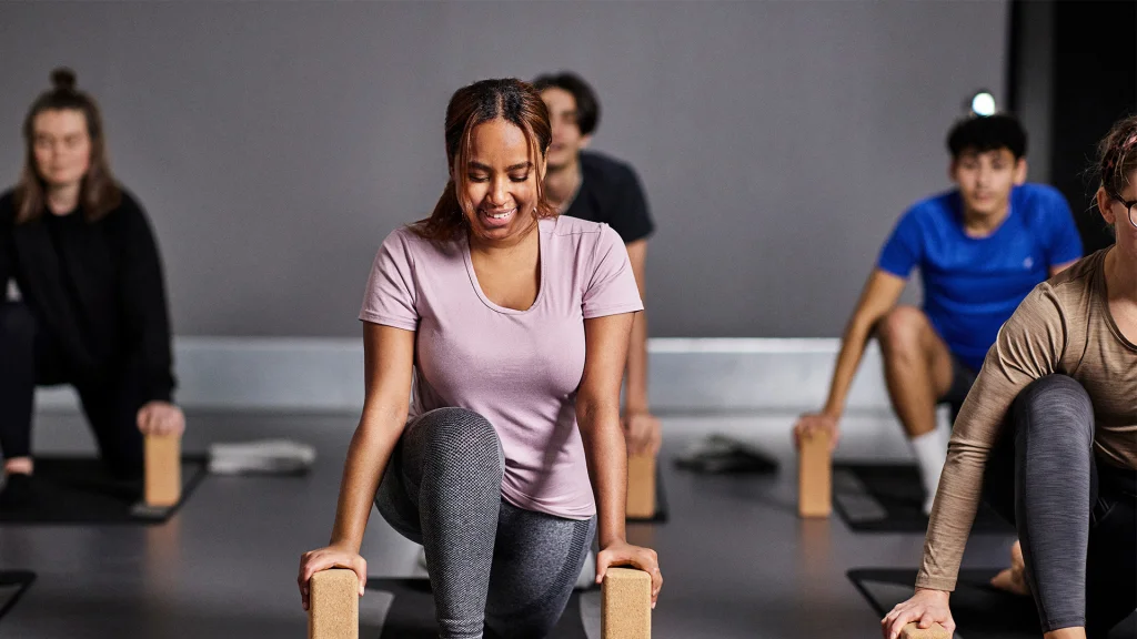 Yoga med levande musik